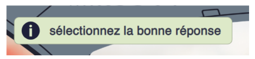 Exemple de consigne explicite dans un quiz Storyline